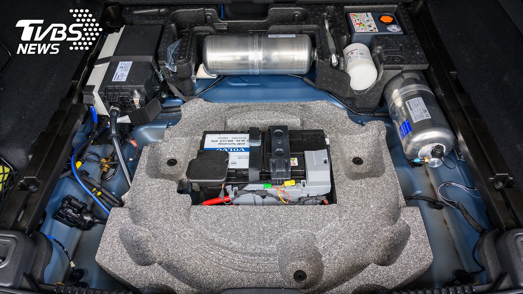 12V電池與48V鋰電池皆安裝於車尾空間。