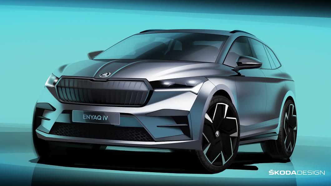 Enyaq iV將運用新世代燈組設計營造獨特面容樣貌。(圖片來源/ Škoda)