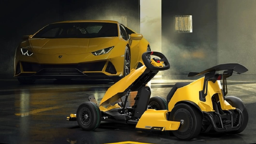 小米日前在品牌十周年發表會上正式發表了「九號卡丁車Pro Lamborghini」。(圖片來源/ 小米)