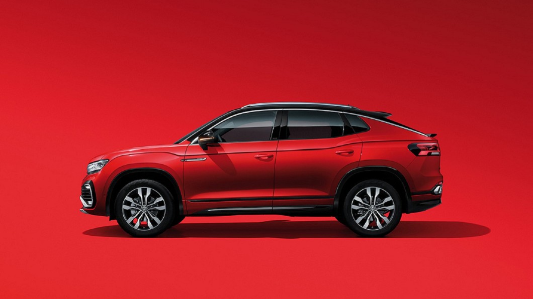 Tiguan X斜背造型使車身更具跑格氣息。(圖片來源/ 一汽大眾)