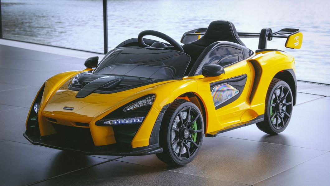 Senna Ride-On開價375歐元,大約為新台幣1.5萬元左右。(圖片來源/ McLaren)