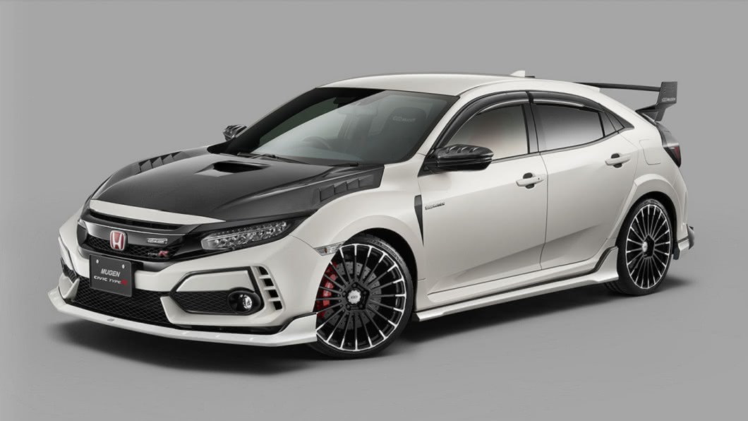 Mugen為Honda Civic加上大量碳纖維套件，外觀看起來相當肅殺。(圖片來源/ Mugen)