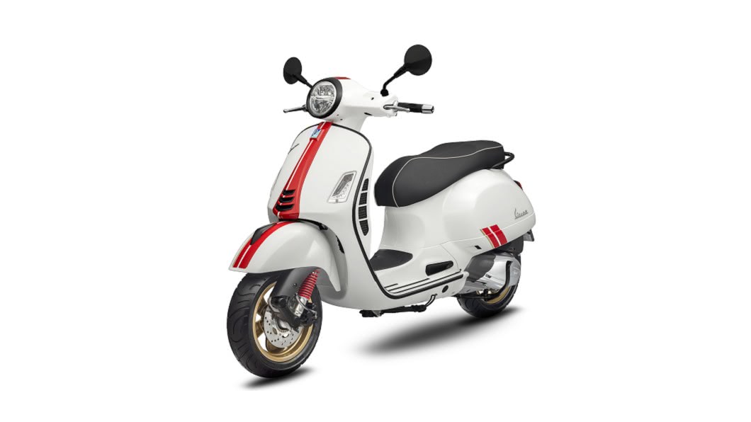 受到1960年代賽車與摩托競速興盛的啟發，Vespa 今年推出了Racing Sixties特仕版。(圖片來源/ Vespa)