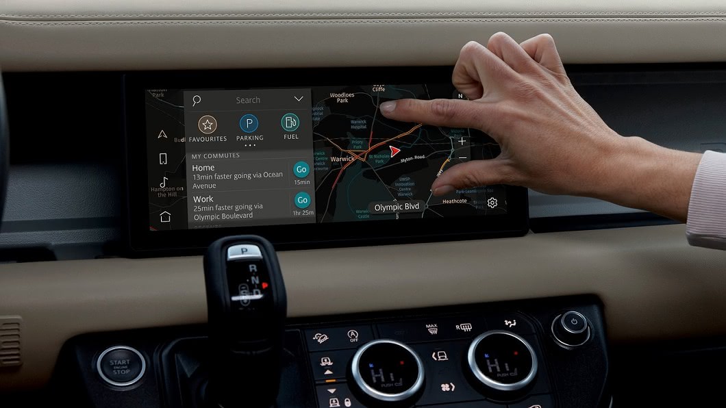 Defender導入Pivi Pro資訊娛樂系統及直覺化操作介面。(圖片來源/ Land Rover)