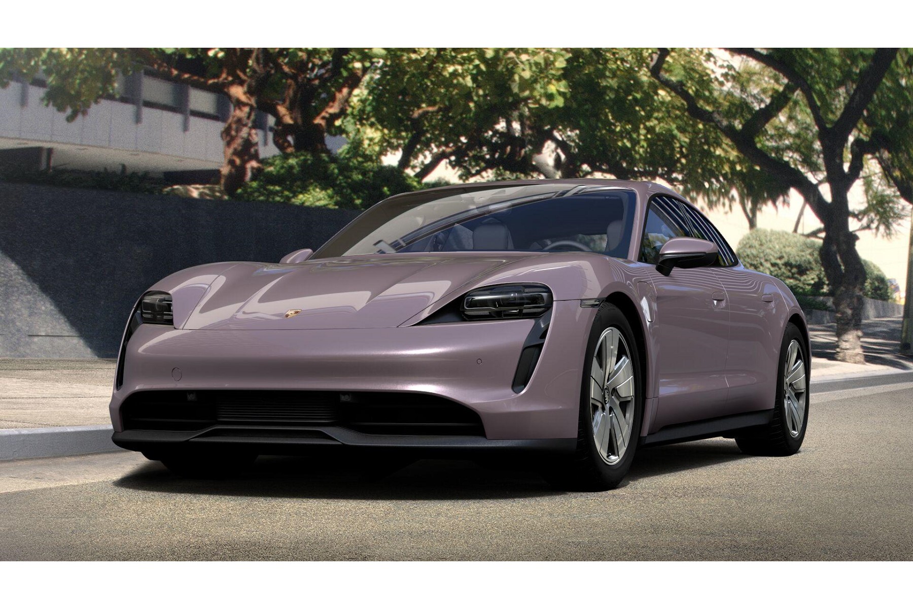 Taycan搭載四點式LED大燈及側邊進氣口。(圖片來源/ Porsche)