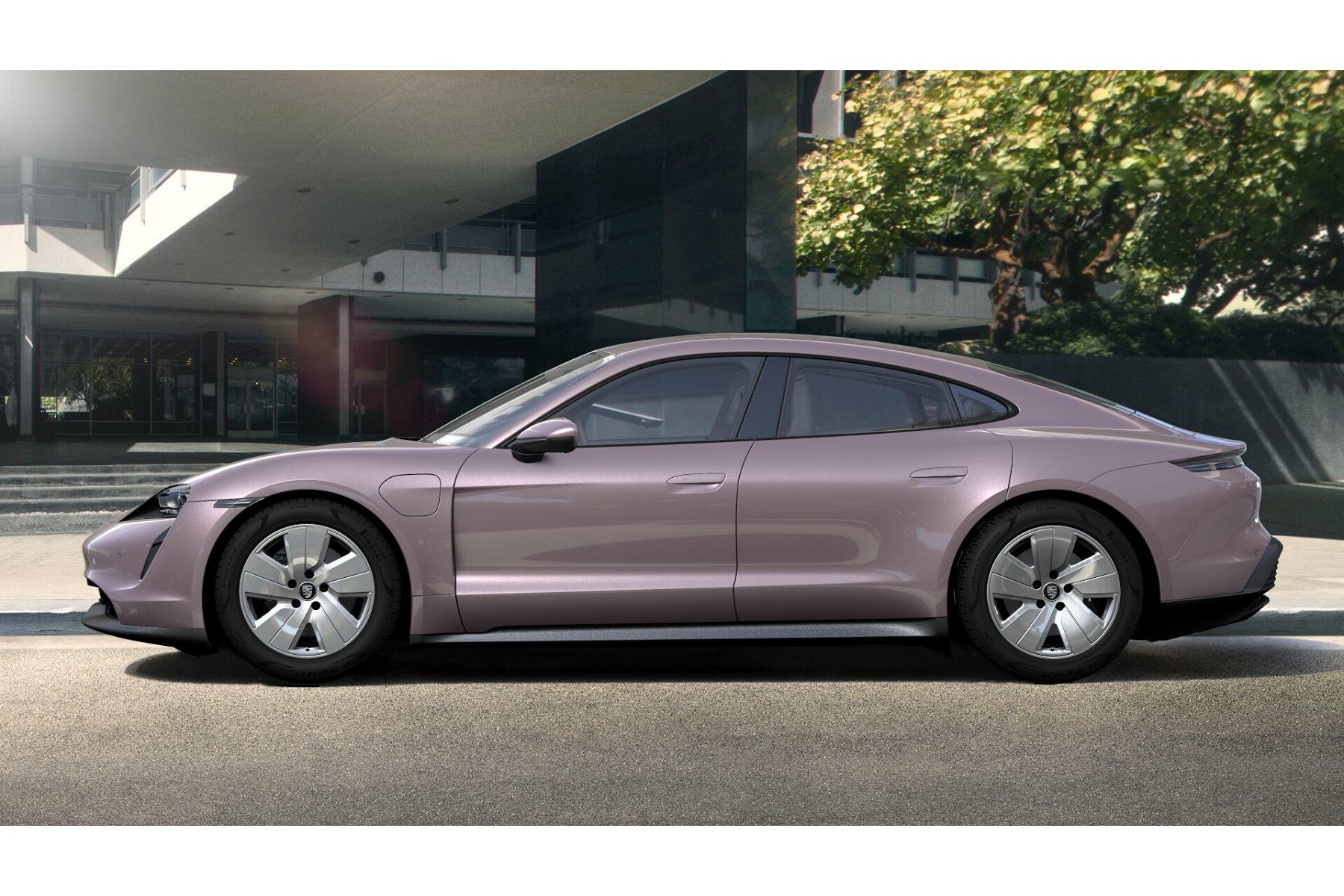 Taycan配置19吋Taycan S Aero 輪胎，車主也可以透過選配升級更大尺寸崙台。(圖片來源/ Porsche)