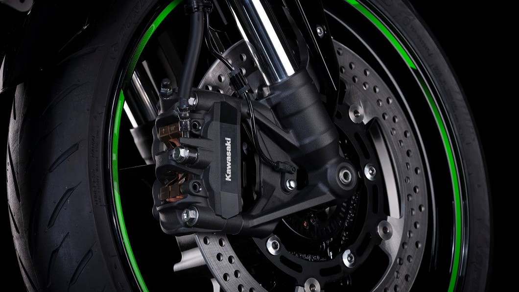 Kawasaki ZX-25R煞車系統。(圖片來源/ Kawasaki)