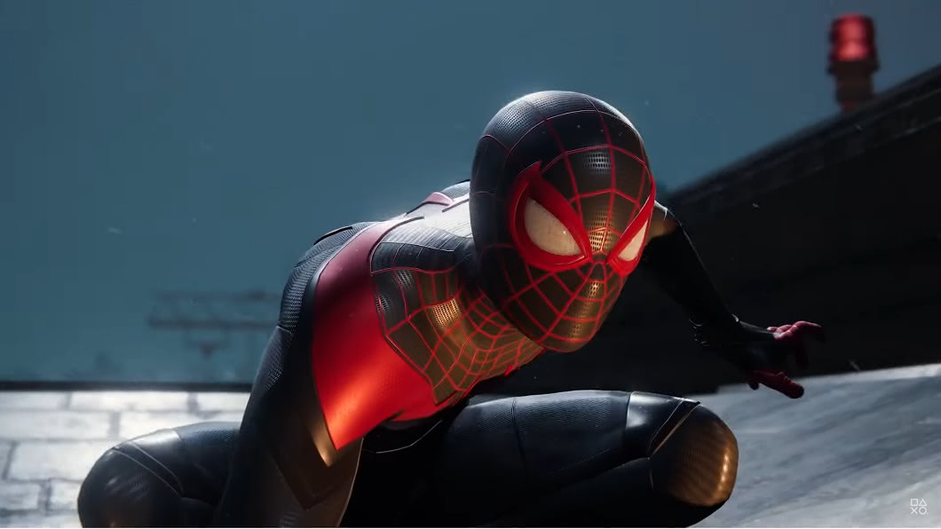 《Marvel's Spider-Man: Miles Morales》中的畫面,蜘蛛人彷彿就近在眼前。(圖片來源/ PS5)