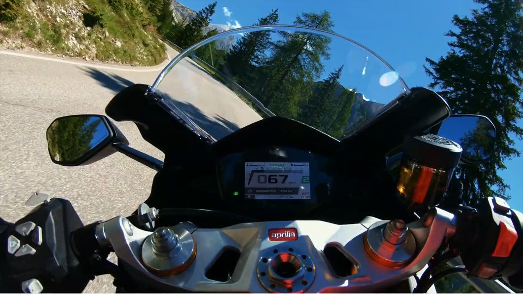 RS 660配置5吋全彩TFT液晶儀表。(圖片來源/ Aprilia)