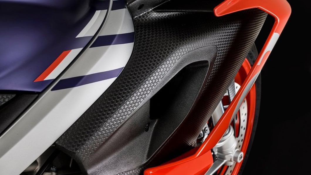 RS 660車身採使用碳纖維元素。(圖片來源/ Aprilia)