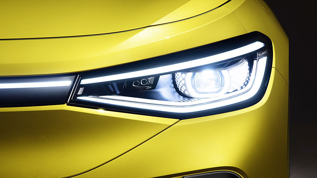 ID.4可選配IQ.Light矩陣式LED頭燈。(圖片來源/ Volkswagen)