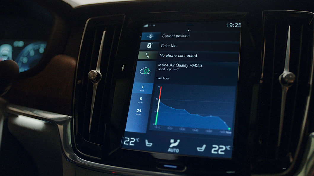 AAC高效複合清淨技術可過濾PM2.5達99.9%。(圖片來源/ Volvo)