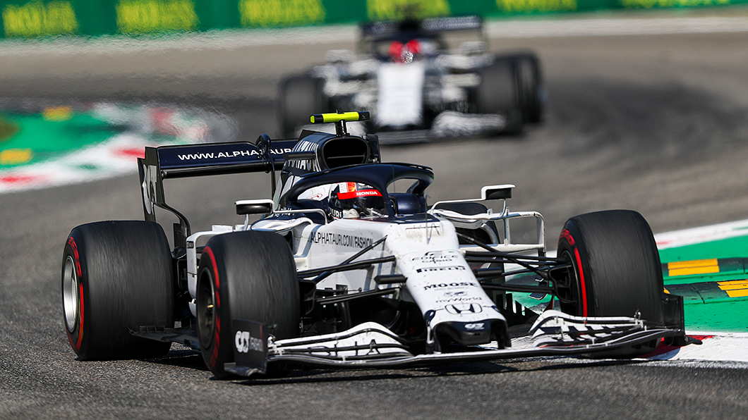 2020年F1義大利大獎賽Scuderia AlphaTauri小將Pierre Gasly奪下生涯首座分站勝利。(圖片來源/ Honda)