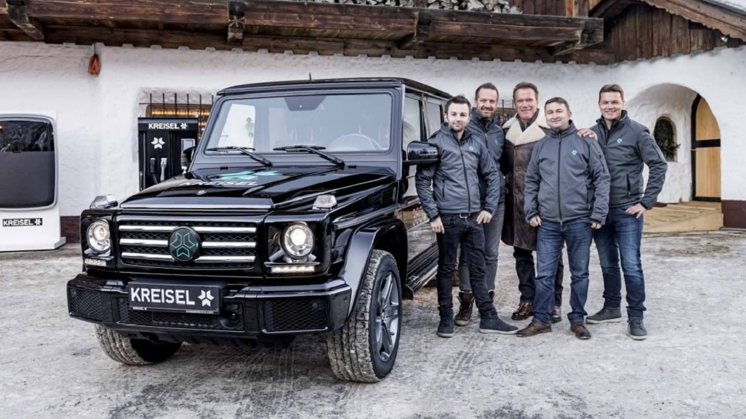 阿諾與Kreisel Electric公司將柴油版本的G350改成電動版本。(圖片來源/ Kreisel Electric)