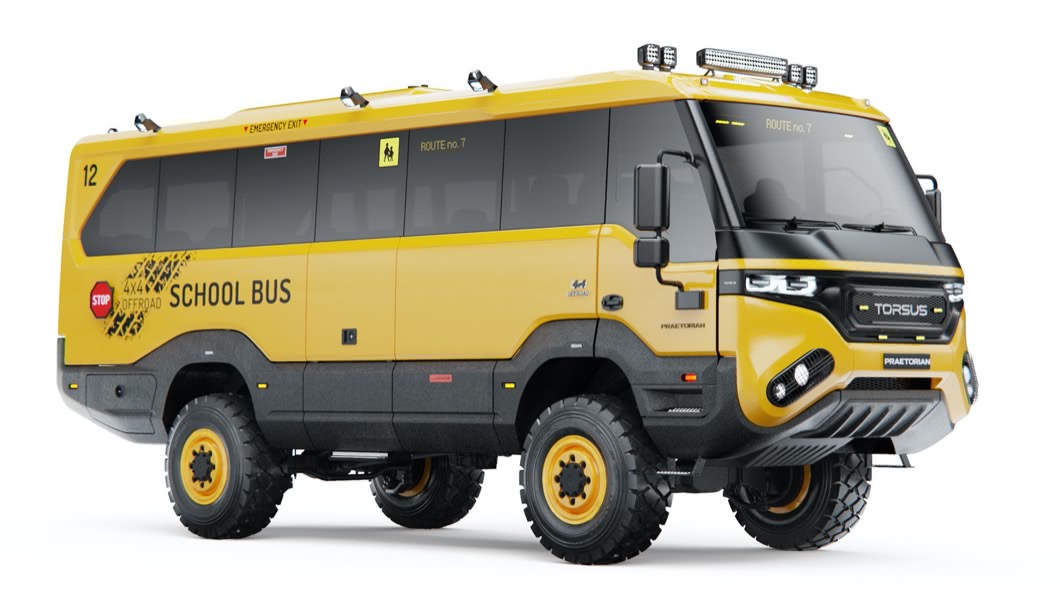 就算世界末日也得上學! 捷克汽車公司Torsus打造越野校車