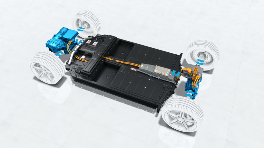 Taycan具有265kW的高動能回收輸出功率,使得約90%的日常煞車能透過電動馬達執行。(圖片來源/ Porsche)