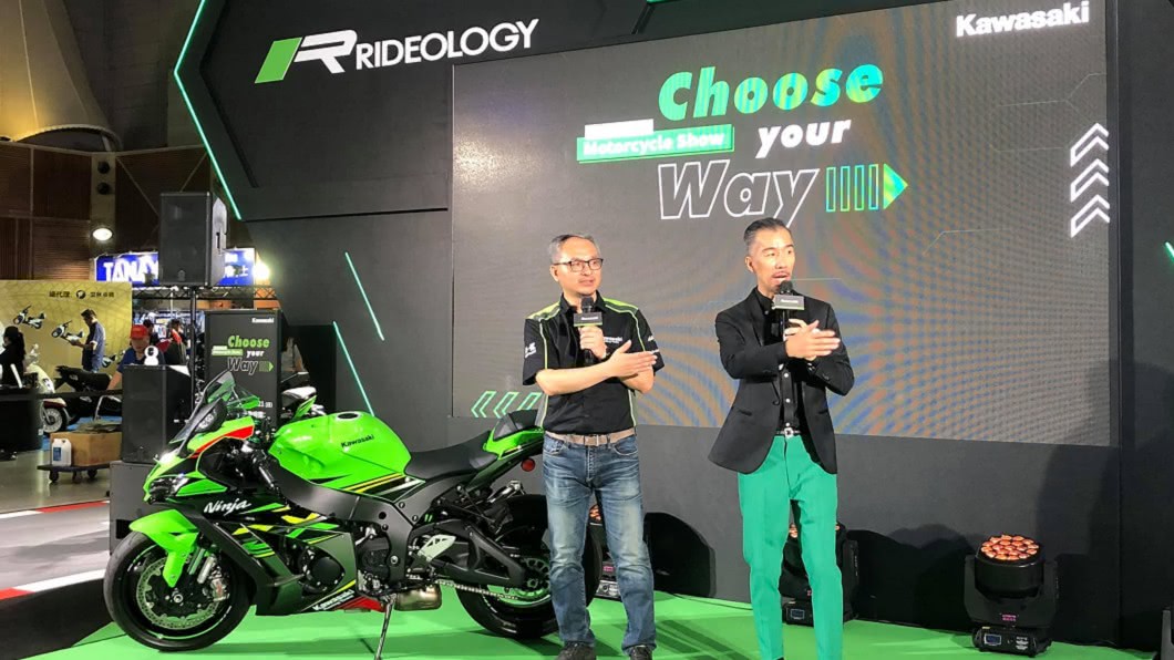 2019年國際重型機車展中的Kawasaki。(圖片來源/ 國際重型機車展 臉書)