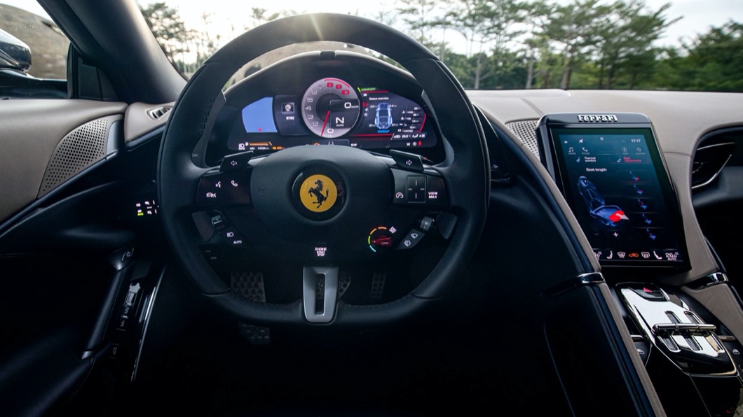 Ferrari Roma以雋永設計、澎湃動力性能及敏捷靈活的操控表現,帶來獨一無二駕駛體驗。(圖片來源/ Ferrari)