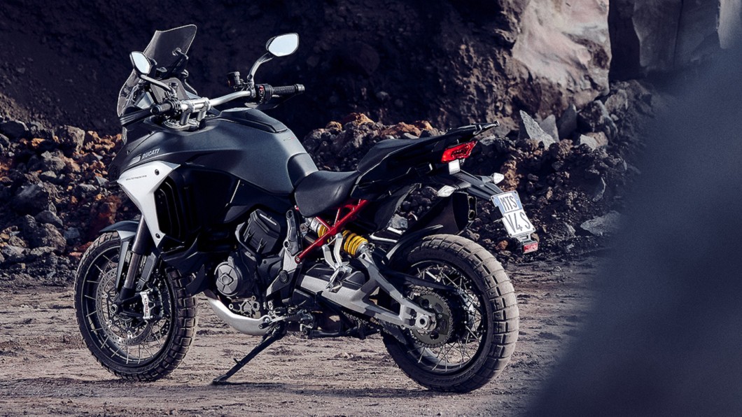 Multistrada V4一改以往鋼管車架,換上殼式車架減輕車重。(圖片來源/ Ducati)