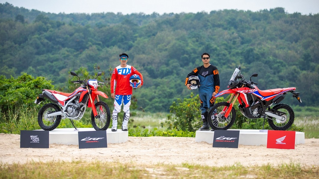 Honda泰國在11/10以直播方式宣告推出CRF300L、CRF300 Rally。(圖片來源/ Honda)