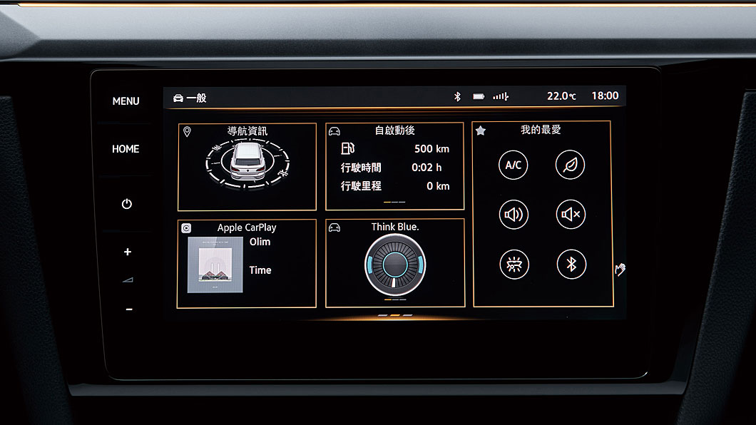 2021年式Touran與Tiguan Allspace重新標配9.2吋鏡面觸控螢幕。(圖片來源/ Volkswagen)