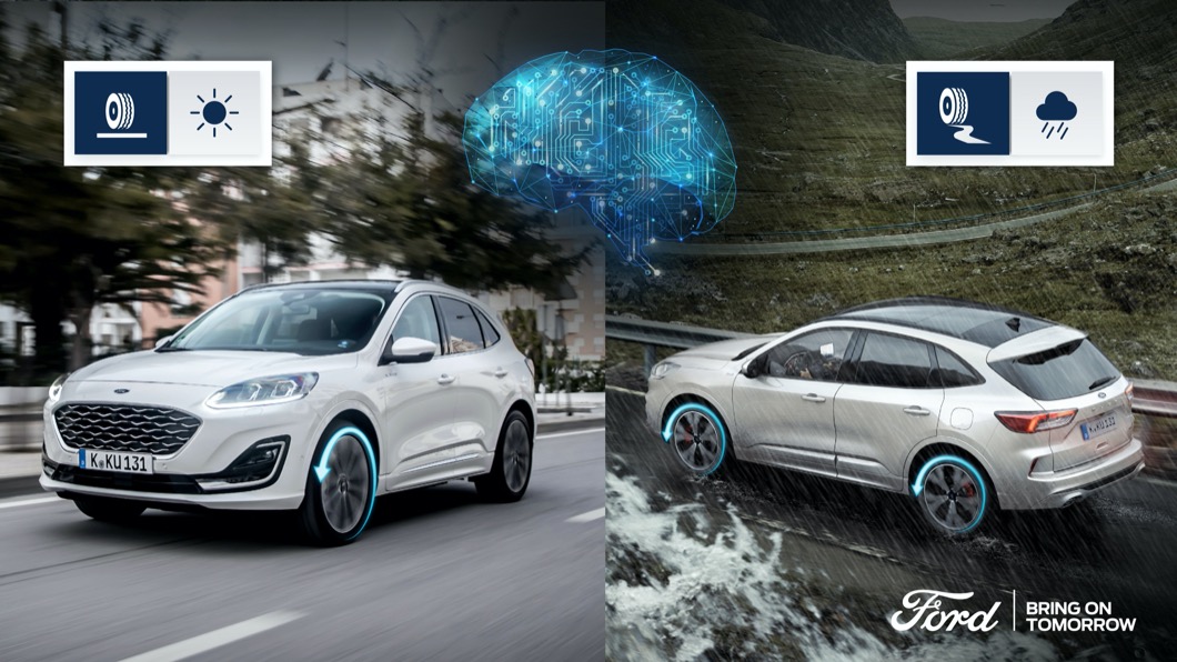 Kuga Hybrid車上的四輪傳動係統,會自行決定動力該如何調配。(圖片來源/Ford)