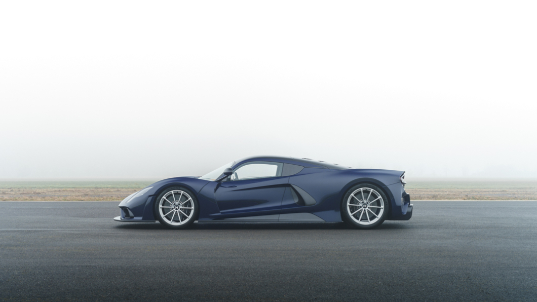 Venom F5維持低風阻造型，創造出0.39Cd風阻係數表現。(圖片來源/ Hennessey Performance)
