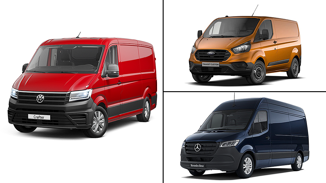 Crafter、Transit Custom與Sprinter為銀牌評價。(圖片來源/ Euro NCAP)