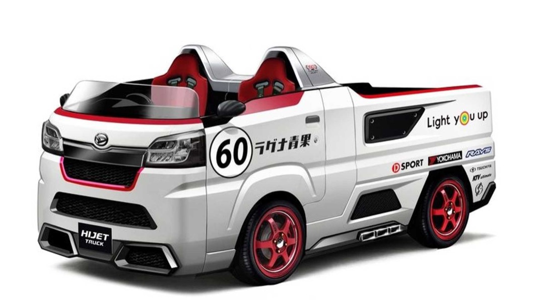 Daihatsu Hijet Jumbo Sportza Ver的基礎是商用車,並以復古賽車樣貌呈現。(圖片來源/ Daihatsu)
