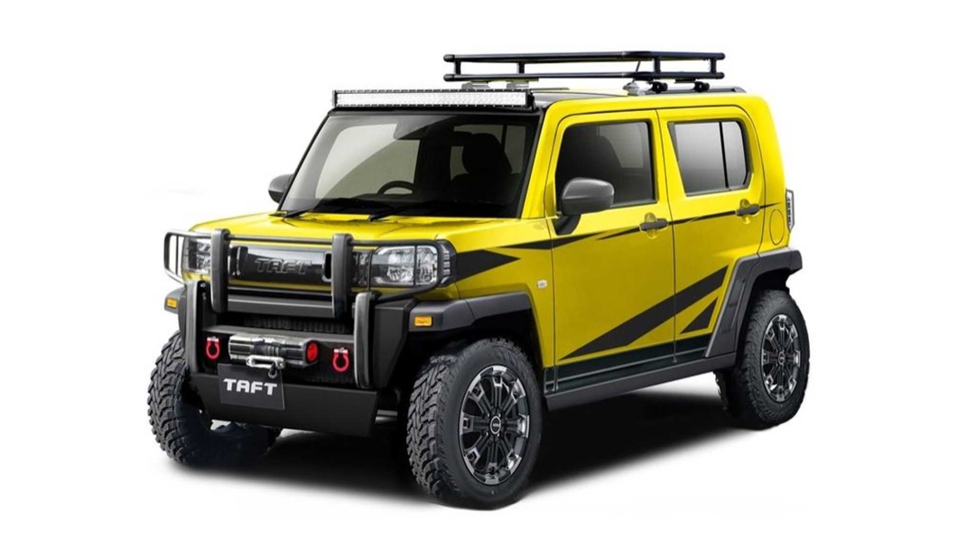 Daihatsu Taft Crossfield Ver以品牌旗下跨界小車為基礎進行升級。(圖片來源/ Daihatsu)