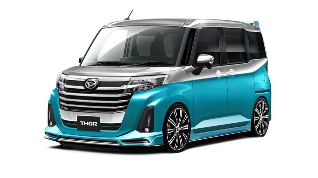 帶有運動套件的Thor Premium Ver,這款車具備了更搶眼的配色。(圖片來源/ Daihatsu)