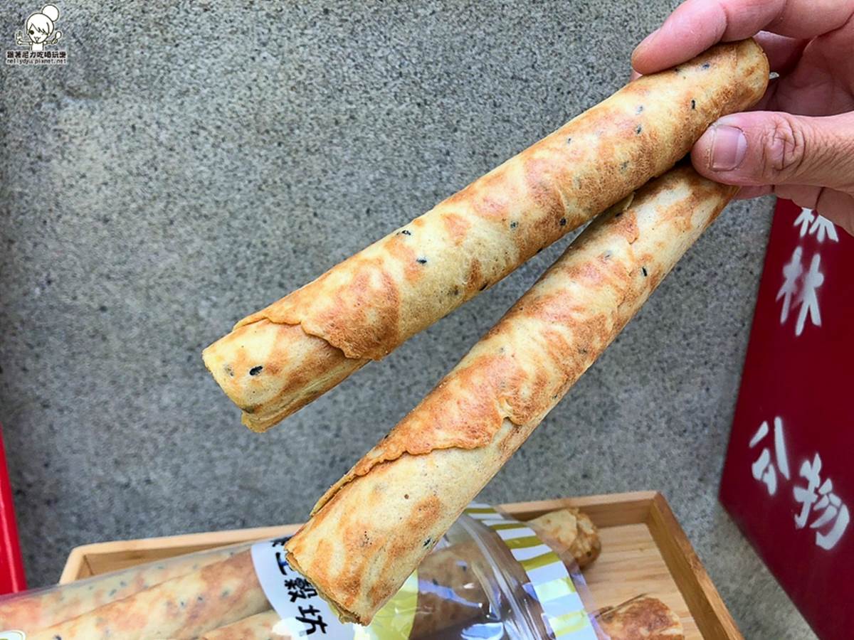 這家蛋捲主打不添加人工化合物。(圖/跟著尼力吃喝玩樂提供)
