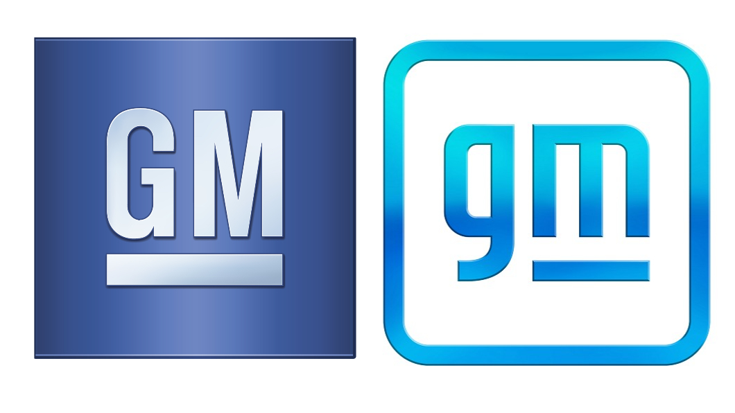 美國最大的汽車製造商GM同樣也換下已使用超過50年的廠徽,推出風格更年輕及科技感的新設計企業識別,左邊為舊廠徽,而右邊則是近期推出的廠徽。(圖片來源/ GM)