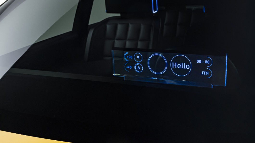 駕駛資訊於HUD抬頭顯示器顯示。(圖片來源/ Renault)