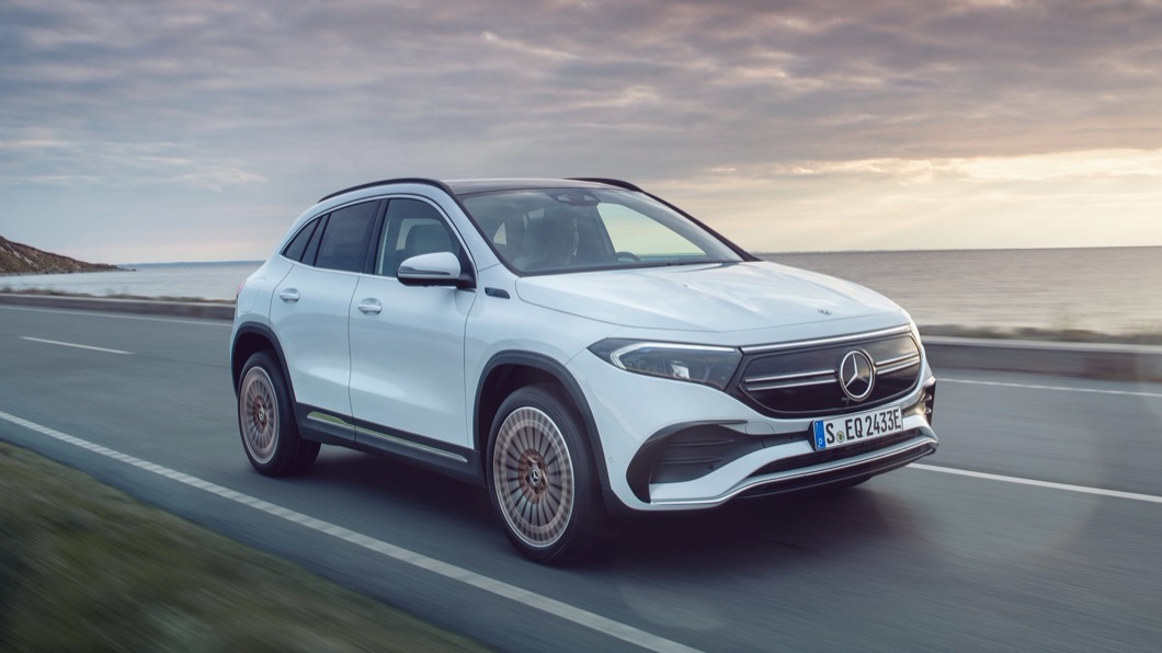 M-Benz將率先推出EQA 250車型,這款車具備188匹最大馬力,並且以單馬達系統驅動。(圖片來源/ M-Benz)