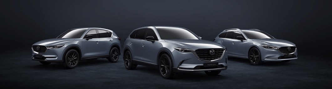 Mazda CX-9 2WD黑艷版,在外觀上導入全新爍黑色水箱護罩,搭配爍黑鋁合金輪圈及爍黑車外後視鏡,帶來更加性格的外觀。(圖片來源/ Mazda)