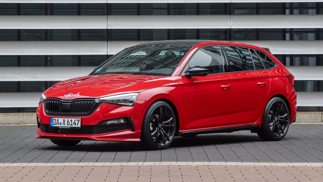 外觀保留Scala Monte Carlo黑化套件基礎，再加上Abt Sportsline推出之全車空力套件。(圖片來源/ Škoda)
