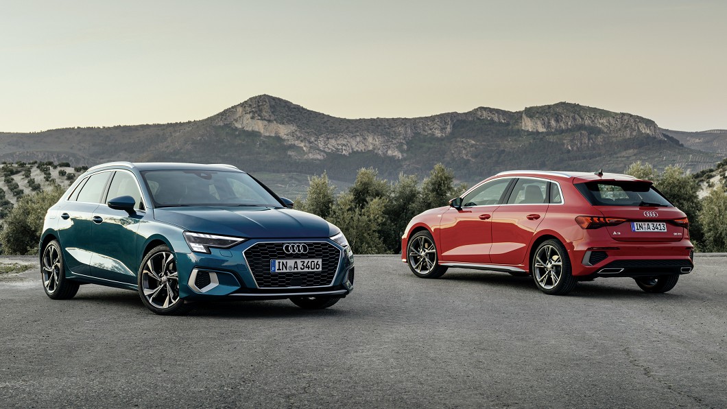 新世代A3 Sportback全車系標配LED頭燈,以及整合動態顯示方向燈之LED尾燈。(圖片來源/ Audi)