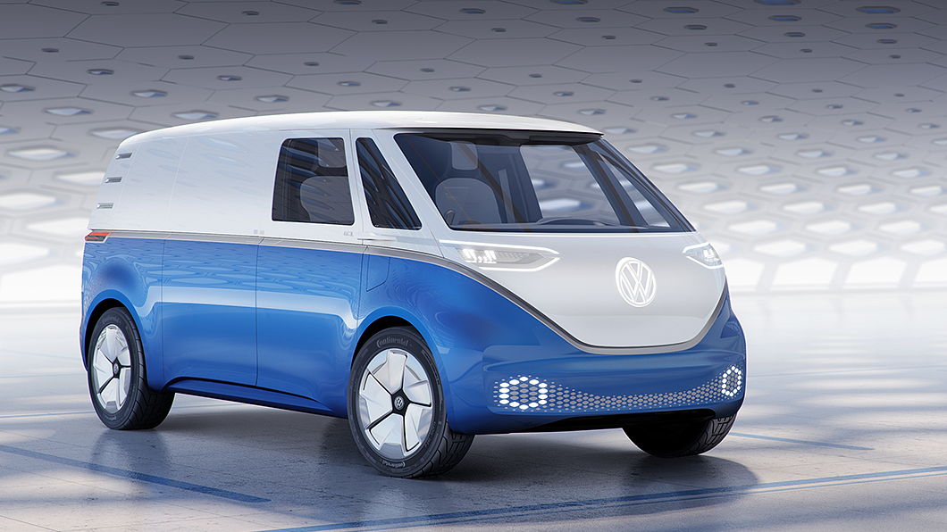 ID.Buzz推出有ID.Buzz Cargo廂式貨車版本。(圖片來源/ Volkswagen Commercial Vehicles)