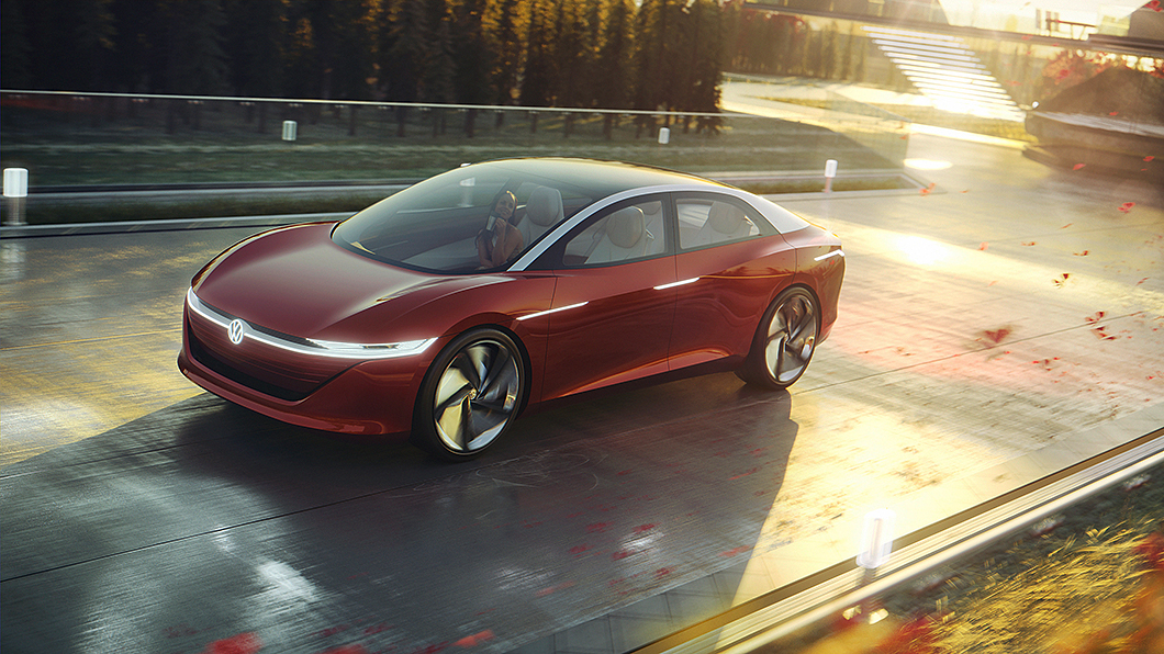 Project Trinity預覽圖的車身線條與ID. Vizzion概念車有幾分類似。(圖片來源/ Volkswagen)