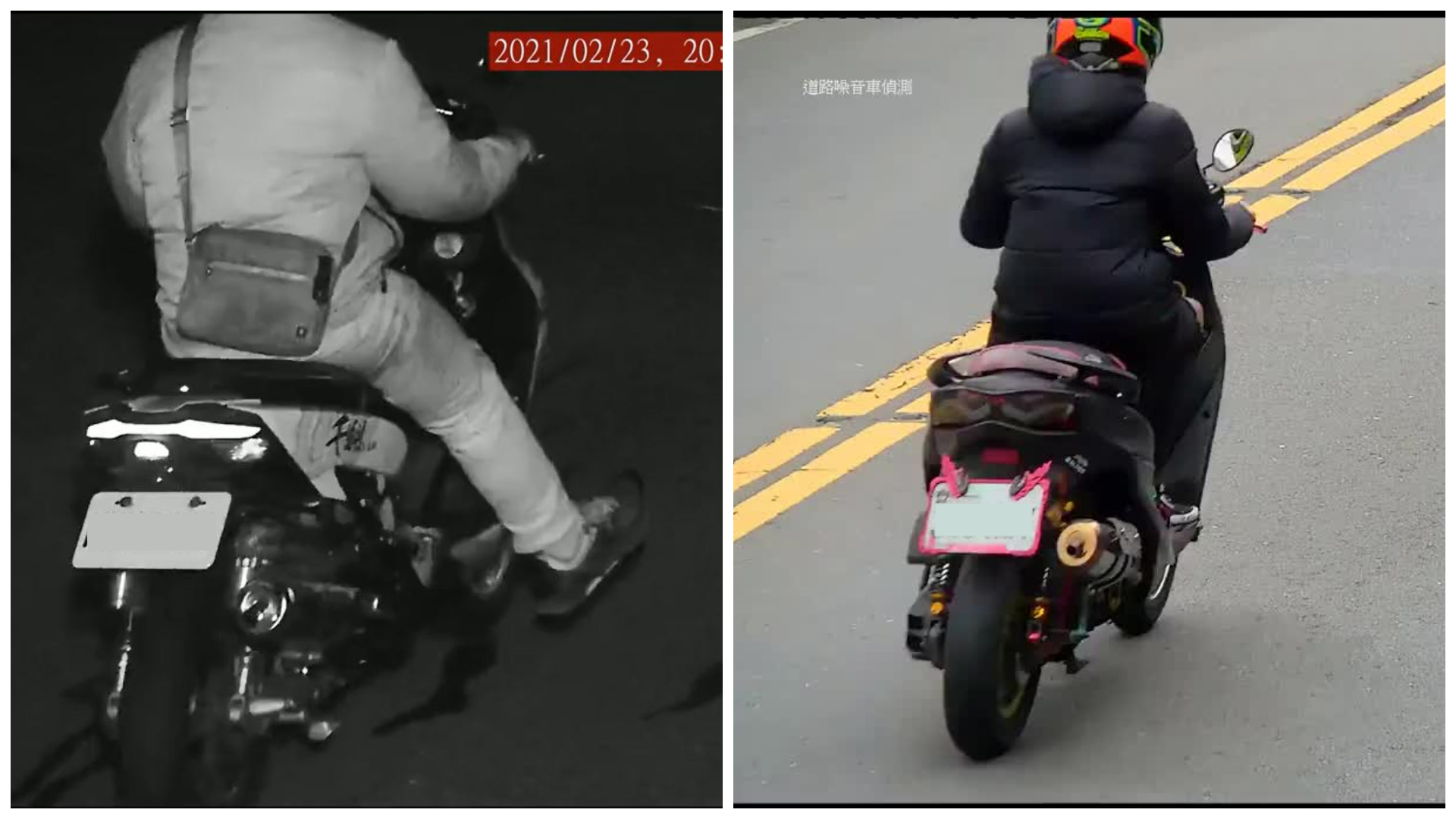白牌重型機車遭取締最大宗,不少都是有進行改裝排氣管。(圖片來源/ 北市環保局)