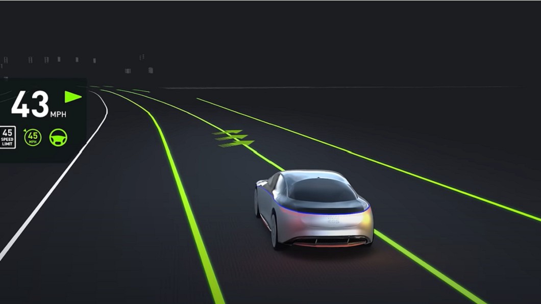 自動駕駛技術全都源於AI計算。(圖片來源/ Nvidia)