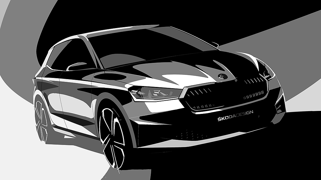 預計下週就能看見新世代Fabia全貌。(圖片來源/ Škoda)