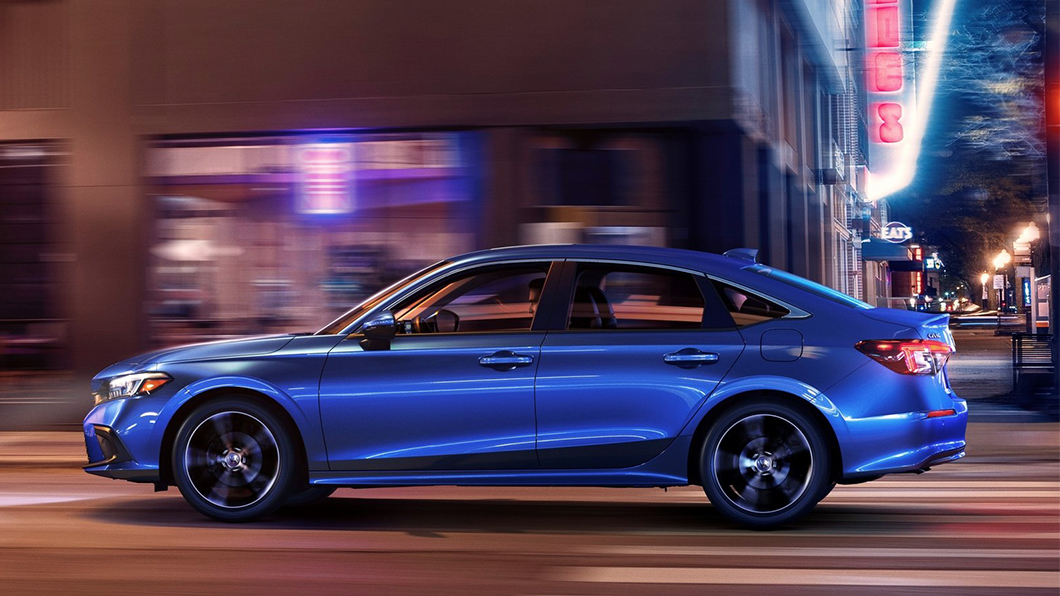 Civic將後視鏡設計在車門上讓車側看起來更簡潔。(圖片來源/ Honda)