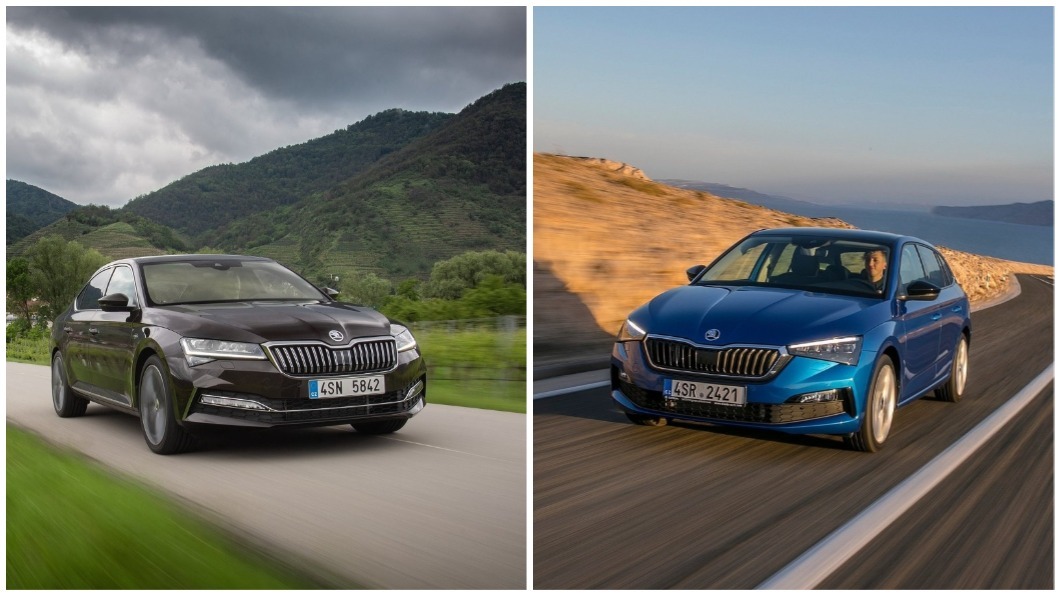 最佳進口中大型車、中型車由Skoda Superb、Scala拿下。(圖片來源/ Skoda)