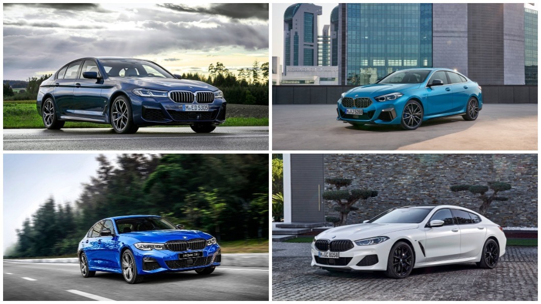 BMW包辦年度最佳豪華轎車中的四個級距。(圖片來源/ BMW)
