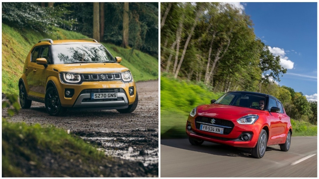 Suzuki Ignis Hybrid、Swift Hybrid分別拿下最佳進口都會車、小型車。(圖片來源/ Suzuki)
