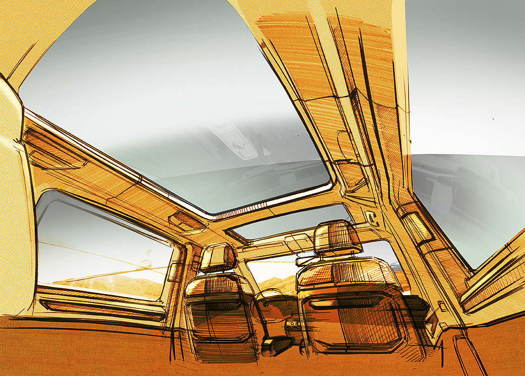 T7 Multivan將提供全景天窗給予買家選用。(圖片來源/ Volkswagen Commercial Vehicles)