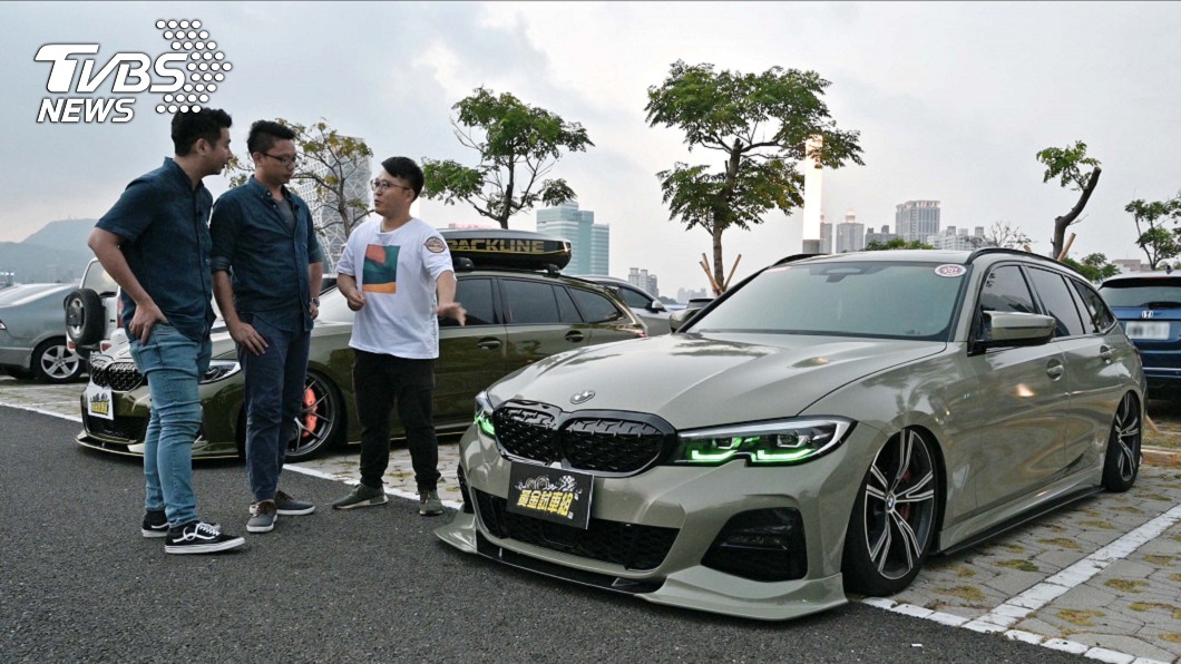 高雄的李先生將G21換上綠色系包膜。（圖片來源/ TVBS）