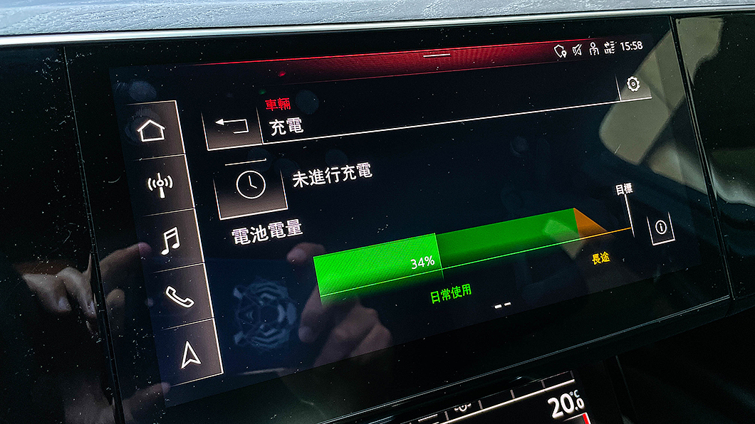 最後回到臺中南屯時電量剩下34%。